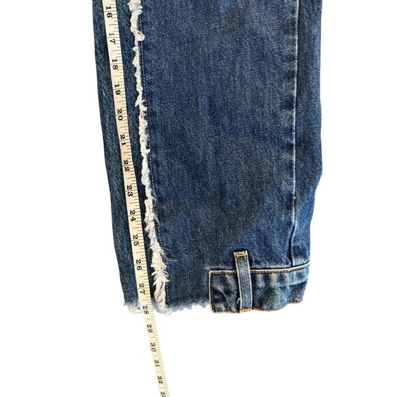 Revice Women’s Patchwork Jeans Size 28 Distressed Denim High Rise Raw Hem USA - Picture 8 of 8